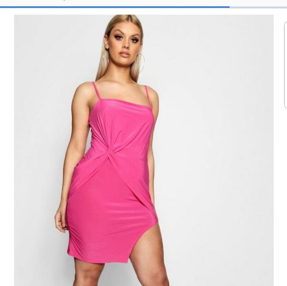 Pink Boohoo Dress